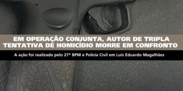 Operação conjunta entre 27º BPM e  Polícia Civil resulta em confronto com autor de tripla tentativa de homicídio