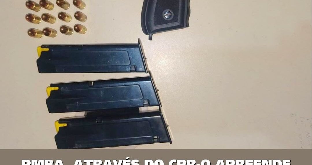 PMBA retira das ruas arma de fogo durante Operação Paz no Trânsito.